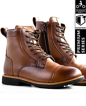 Bottes Mc ImpermÉables Noires Guard Wp Oxford Marron