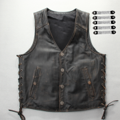 Premium Biker Reager Distressed Hd Cuir Vaste