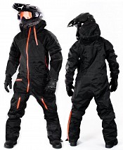 Evolution Base Schwarz Orange Overall Atv /schneemobil AllvÄdersstÄll Ds1