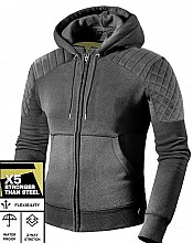 Lady Grau Ce 17092:2020 Premium Classic Hoodie Wasserdichter Motorrad-hoodie