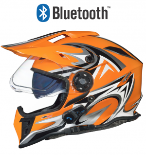 Casque Cross StÉrÉo Orange Bluetooth Rx-968c Blinc