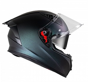 Casque Mc IntÉgral Noir Atom Ece R22.06 Vert Caméléon Mat