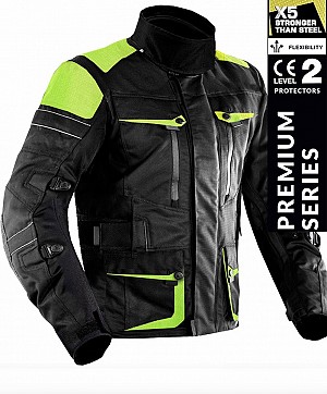 Veste Imperméable Mc AllwÄdersjacka Premium Dynatech Flour/black Kevlar 17092:2020