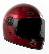 Black Orbit Rouge Cerise Brillant Ece 22-06 Casque De Moto