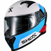 Shox Rapid Turbo Gloss Blue White Red Sv Integral Motorradhelm