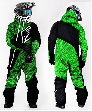 Premium Gravity Green Overall Atv/snowmobile Ce AllvÄdersstÄll