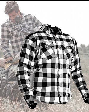 Chemise Mc Flanelle Premium Ce 17092:2020 ImpermÉable Blanche - Mcv