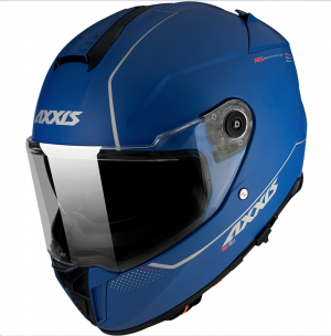 Ece 22-06 Axxis Hawk Matt Blue Solvisir Mc HjÄlm