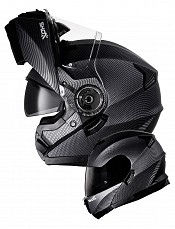 Shox Destination Matt Carbon Flip Front Ece R22.06 Mc Helm