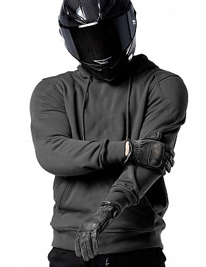 Bandit Urban Semi Kevlar Grau Wasserdichter Mc Hoodie