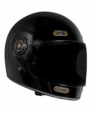 Schwarzer Orbit Schwarz GlÄnzend Ece 22-06 Motorradhelm