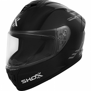 Shox Command Cyber-x Ece R22.06 Schwarz Grau Integral Motorradhelm