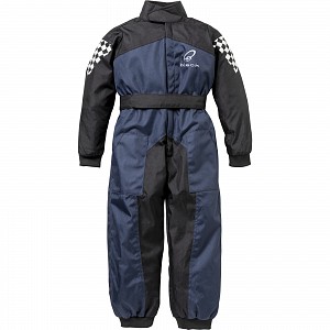 Junior / Barn Black Kids Fasttrack Rennanzug Schwarz Blau