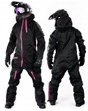 Lady Evolution Base Black Pink Salopette Vtt/motoneige AllvÄdersstÄll