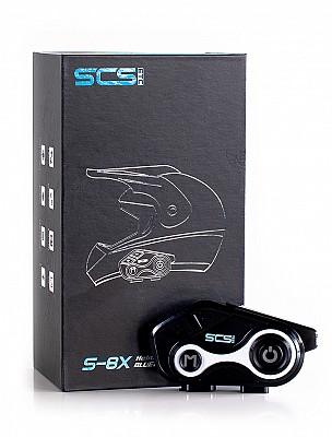 Scs S-8x Interphone Son Hd Radio Vocale Bluetooth 5.0