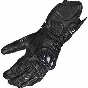 Schwarze Kev01 Rhino 5287 Motorradhandschuhe