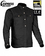 Chemise Kevlar Full Noir Ce 17092:2020 Chemise Moto Flanelle - Mcv