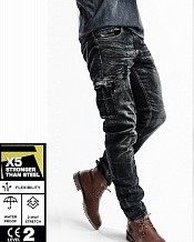 Cargo V2 Wp Darknight Ce 17092 A Bobber Moto Jeans