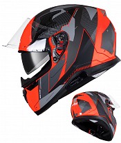 Casque Moto Eagle Race 917 Sv Orange Sv