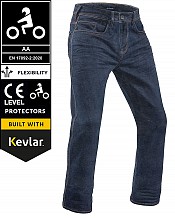 Jean Mc Longue Full Kevlar Ce Aa Bleu - Mcv