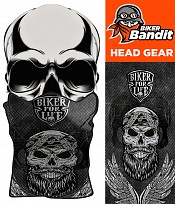 Biker For Life Bandanna Neck Tube Cagoule Cou Cagoule