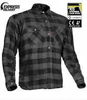 Kevlar Hemd Grau Schwarz Ce 17092:2020 Flannel Motorrad Hemd - Mcv