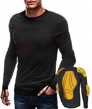 Kevlar-strick-protektorensweat Ce-2 Black Wp Mp Sweat