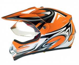 Casque Cross Rx962 Quad Enduro Orange V