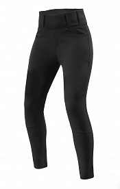 Schwarze Premium Stretch Ce-aa Motorrad-leggings Für Damen