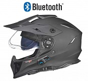 Blinc Bluetooth Rx-968 Mattschwarzer Stereo-kreuzhelm