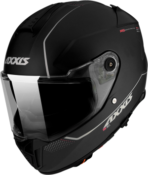 Ece 22-06 Axxis Hawk Matt Schwarz Solvisir Motorradhelm