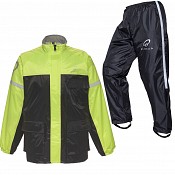 Schwarzer Regenmantel Specture Motorrad 2-teilig Regenschutz Hi-vis