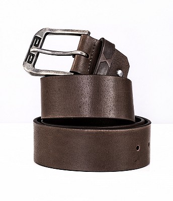 Ata Leather Belt Brown Mc Skinn BÄlte