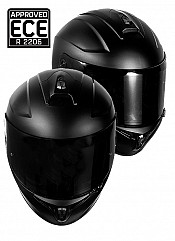 Stinger Ece.22.06 Motogp Integral Mattschwarzer Motorradhelm