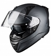 Agrius Storm Carbon Noir Mat Ece 22-06 Solvisir Casque De Moto