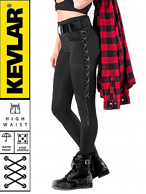 Leggings Kevlar RÉtro À Lacets ImpermÉables Ce 17092 Mc Byxa