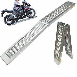 Black Pro Range Steel Folding Motorcykelramp (b5249)