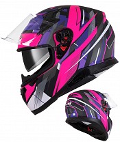 Eagle Race 917 Sv Rosa Lila Sv Motorradhelm