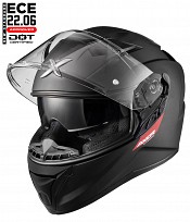 Echo Sv Axor 22-06 Matt Schwarz Sonnenblende Motorradhelm Mcv