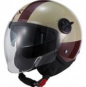 Shox Interceptor Sv Ranger Open Face Gloss Burgundy Sand Jet Mc-helm