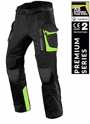 Farine Dynatech Premium/kevlar Noir 17092:2020 ImpermÉable Mc AllvÄdersbyxa